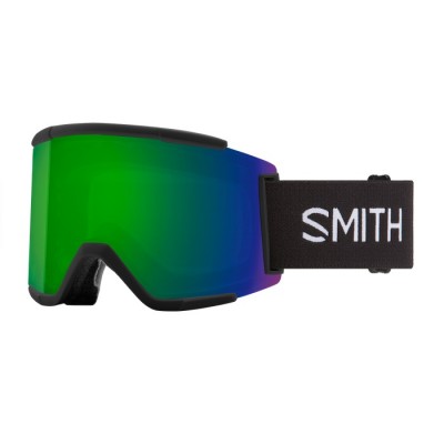 GOGLE SMITH SQUAD XL BLACK CHROMAPOP SUN GREEN MIRROR + DODATKOWA SZYBA CHROMAPOP STORM ROSE FLASH 2025