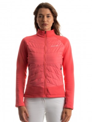 KURTKA FISCHER DYNAMIC HYBRID WOMAN HYBRID LAYER JACKET CORAL 2025