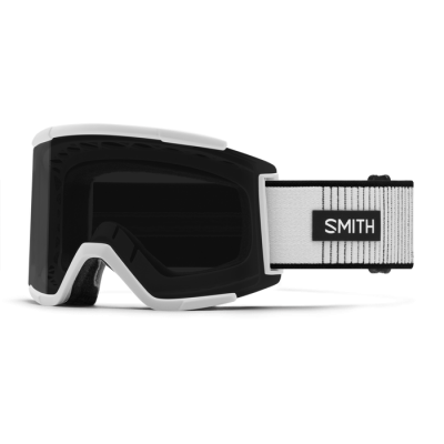 GOGLE SMITH SQUAD XL WHITE FADE OUT CHROMAPOP SUN BLACK + DODATKOWA SOCZEWKA CHROMAPOP STORM BLUE SENSOR MIRROR 2026