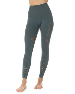 LEGGINSY TERMOAKTYWNE DAMSKIE BRUBECK GYM LE12910 ZIELONY