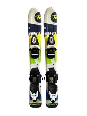 NARTY ROSSIGNOL TERRAIN 68CM + WIĄZANIA LOOK TEAM4 UŻYWANE