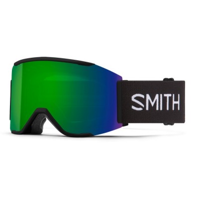 GOGLE SMITH SQUAD MAG BLACK CHROMAPOP SUN GREEN MIRROR + DODATKOWA SZYBA CHROMAPOP STORM AMBER 2025