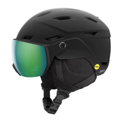 KASK SMITH SURVEY JR MIPS MATTE BLACK GREEN MIRROR 2024