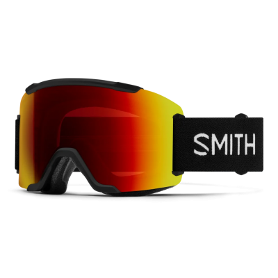 GOGLE SMITH SQUAD 2 BLACK CHROMAPOP SUN RED MIRROR + DODATKOWA SZYBA YELLOW 2027