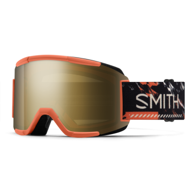 GOGLE SMITH SQUAD CINDER CHOP UP CHROMAPOP SUN BLACK GOLD MIRROR + DODATKOWA SZYBA CLEAR 2026