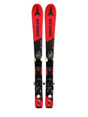 NARTY ATOMIC REDSTER J2 90CM + WIĄZANIA ATOMIC UŻYWANE