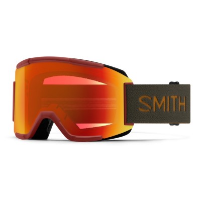 GOGLE SMITH SQUAD IRONWOOD CHROMAPOP EVERYDAY RED MIRROR + DODATKOWA SZYBA CLEAR 2025