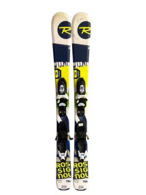 NARTY ROSSIGNOL TERRAIN 104CM + WIĄZANIA LOOK KIDX UŻYWANE