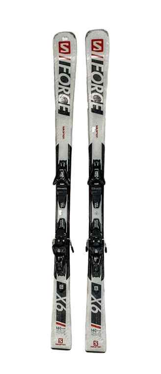 NARTY SALOMON S FORCE X6 160CM + WIĄZANIA SALOMON L10 UŻYWANE