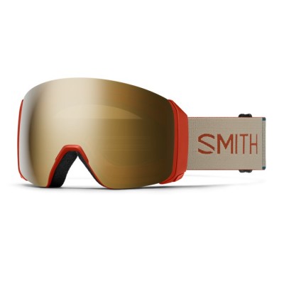 GOGLE SMITH 4D MAG XL RUST CHROMAPOP SUN BLACK GOLD + DODATKOWA SZYBA CHROMAPOP STORM BLUE SENSOR 2025