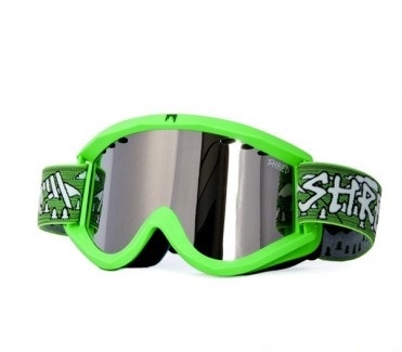 GOGLE SHRED SOAZA WHYWESHRED GREEN PLATINUM REFLECT