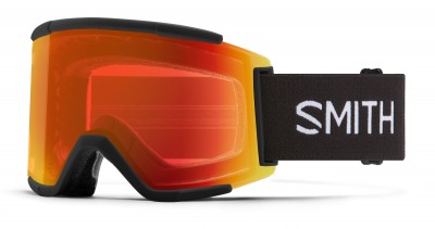 GOGLE SMITH SQUAD XL BLACK CHROMAPOP EVERYDAY RED MIRROR + DODATKOWA SZYBA CHROMAPOP STORM YELLOW FLASH 2025