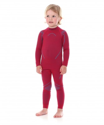 BLUZA TERMOAKTYWNA DZIEWCZĘCA BRUBECK THERMO LS13670 RUBIN
