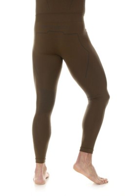 SPODNIE TERMOAKTYWNE MESKIE BRUBECK RANGER THERMO LE1276 KHAKI