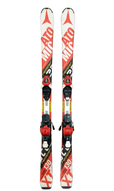 NARTY ATOMIC RACE 130CM + WIĄZANIA ATOMIC UŻYWANE-duplikat