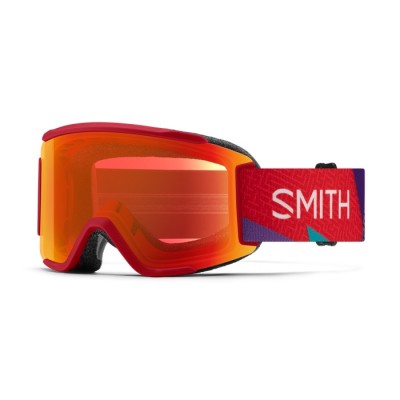 GOGLE SMITH SQUAD S CRIMSON A MAZE ZING CHROMAPOP EVERYDAY RED MIRROR + DODATKOWA SOCZEWKA YELLOW 2025