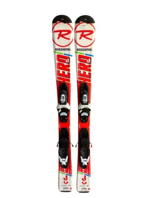 NARTY ROSSIGNOL HERO J 100CM + WIĄZANIA LOOK KIDX UŻYWANE