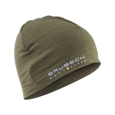 CZAPKA WEŁNIANA BRUBECK ACTIVE WOOL RANGER WOOL HM1018U KHAKI  
