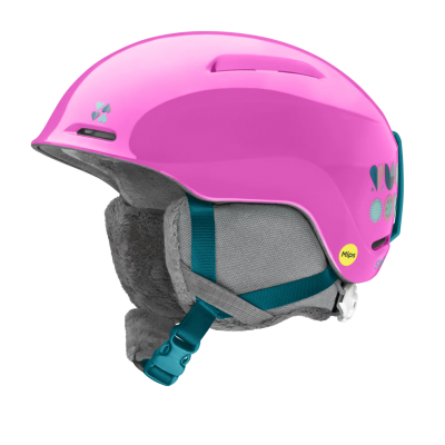 KASK SMITH GLIDE JR MIPS VIVID PINK HEARTS 2026