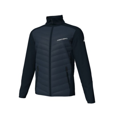 KURTKA HYBRYDOWA FISCHER LEOGANG II NAVY BLUE HYBRID LAYER JACKET 2024