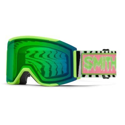 GOGLE SMITH SQUAD MAG SLIME STATIC SHAG CHROMAPOP EVERYDAY GREEN MIRROR + DODATKOWA SZYBA CHROMAPOP STORM BLUE 2027