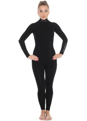 KOMPLET BLUZA + SPODNIE TERMOAKTYWNE DAMSKIE BRUBECK EXTREME WOOL CZARNY LS11930 / LE11130 