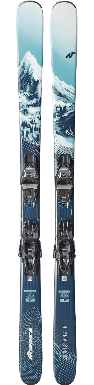 NARTY NORDICA SANTA ANA R FDT 150CM + TP2 COMPACT 10 FDT