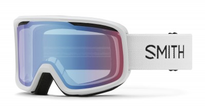 GOGLE SMITH FRONTIER WHITE BLUE SENSOR MIRROR 2025