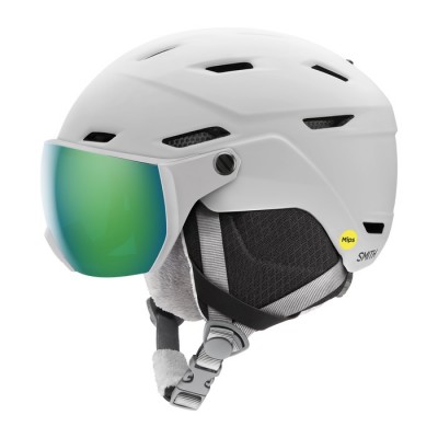 KASK SMITH SURVEY JR MIPS MATTE WHITE GREEN MIRROR 2026