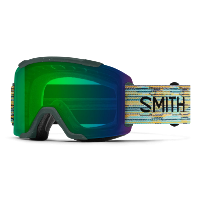 GOGLE SMITH SQUAD MAG EMERALD RECYCLED SCRAP CHROMAPOP EVERYDAY GREEN + DODATKOWA SZYBA CHROMAPOP STORM BLUE SENSOR 2027