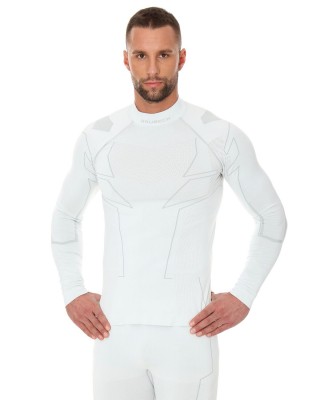 BLUZA TERMOAKTYWNA UNISEX BRUBECK COOLER LS11800 JASNOSZARY