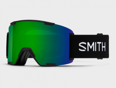 GOGLE SMITH STASH XL BLACK CHROMAPOP SUN GREEN MIRROR DODATKOWA SZYBA CHROMAPOP STORM BLUE SENSOR 2027