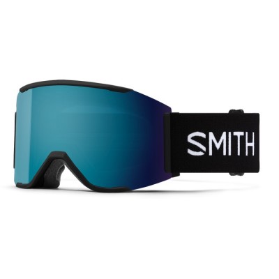 GOGLE SMITH SQUAD MAG BLACK CHROMAPOP SUN BLUE MIRROR + DODATKOWA SOCZEWKA CHROMAPOP STORM BLUE SENSOR MIRROR 2025