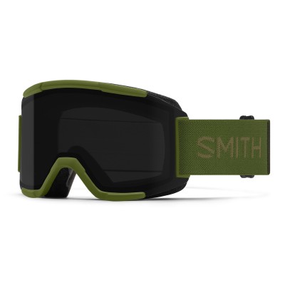 GOGLE SMITH SQUAD OLIVE CHROMAPOP SUN BLACK + DODATKOWA SOCZEWKA CLEAR