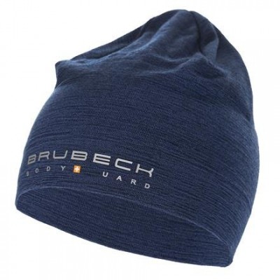 CZAPKA WEŁNIANA BRUBECK ACTIVE WOOL HM10180 GRANAT
