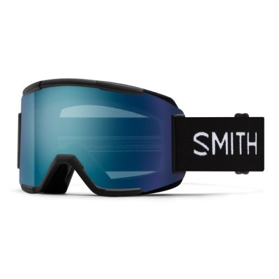 GOGLE SMITH SQUAD BLACK CHROMAPOP EVERYDAY BLUE MIRROR + DODATKOWA SOCZEWKA YELLOW 2025