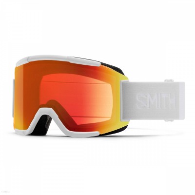 GOGLE SMITH SQUAD WHITE VAPOR CHROMAPOP PHOTOCHROMIC RED MIRROR 2024