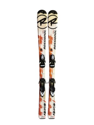 NARTY ROSSIGNOL RADICAL J 120CM + WIĄZANIA ROSSIGNOL COMP J UŻYWANE