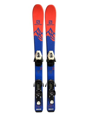 NARTY SALOMON QST MAX JR 90CM + WIĄZANIA SALOMON 5 UŻYWANE