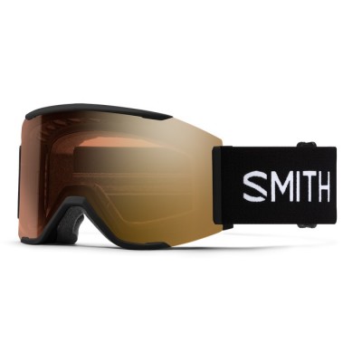 GOGLE SMITH SQUAD MAG BLACK CHROMAPOP PRO PHOTOCHROMIC GOLD MIRROR + DODATKOWA SOCZEWKA CHROMAPOP STORM BLUE SENSOR 2025
